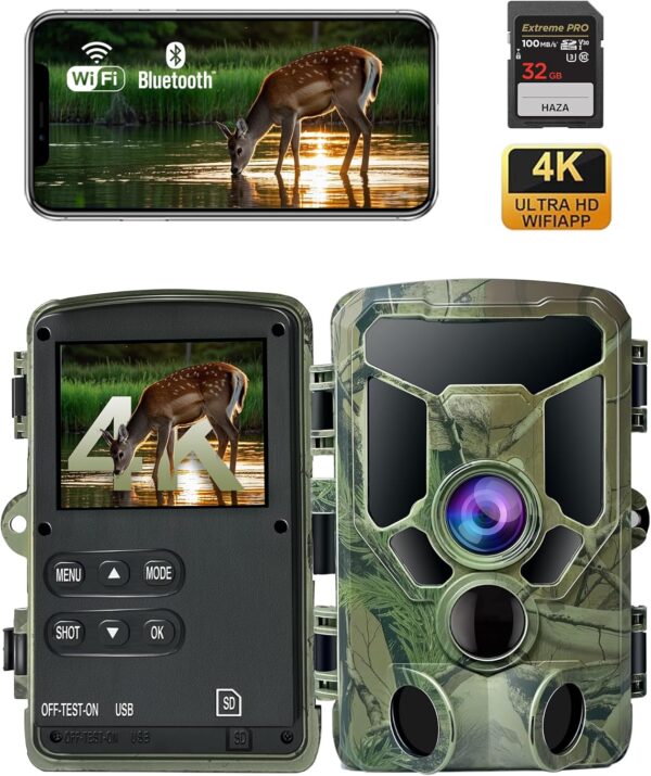 HAZA 4K WiFi Hunting Camera