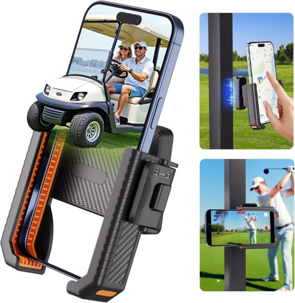 Aourxiv Magnetic Golf Cart Phone Holder